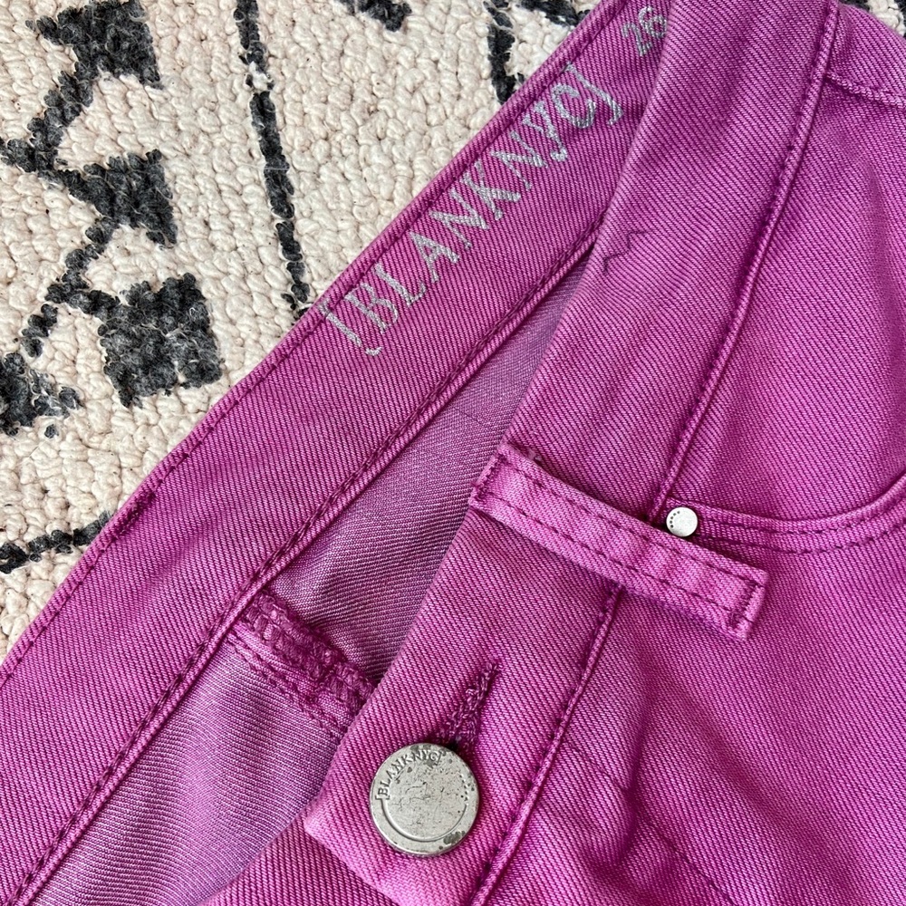 Blank NYC skinny pink jean